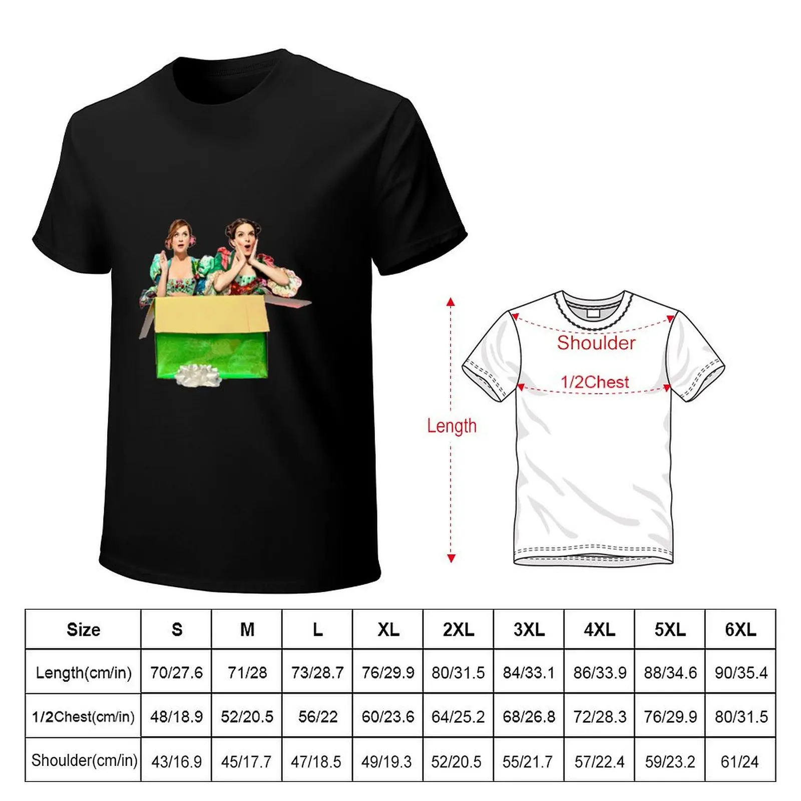 Tina Fey & Amy Poehler - SNL Christmas Bumper T-Shirt printed t shirts for man T-Shirt