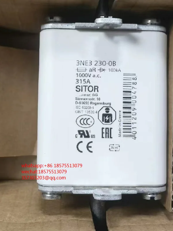 

Для предохранителей 3NE3230-0B, новый оригинальный 3NE3 230-0B, 1 шт.