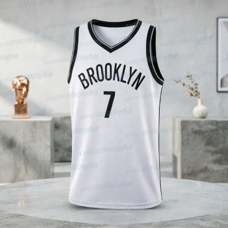 Hot Selling New Brooklyn Nets BKLYN City Basketball Uniform Black Sleeveless Vest Printed for Fans, Sports, and Family Matching