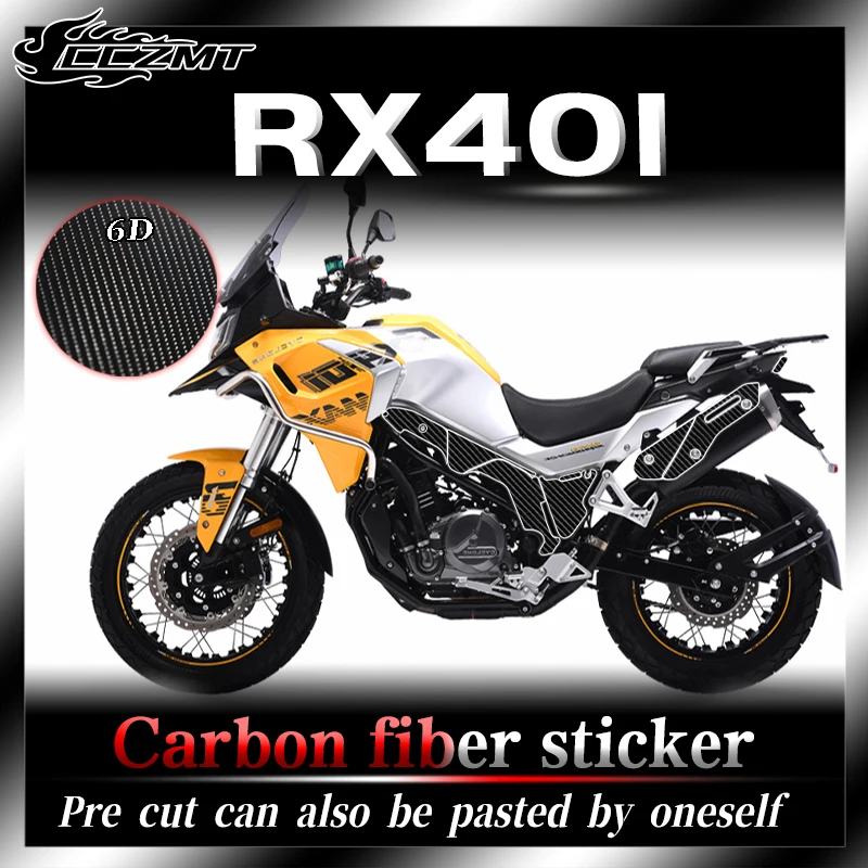 

For Cyclone RX401 6D carbon fiber protective film body film printing decoration waterproof modification