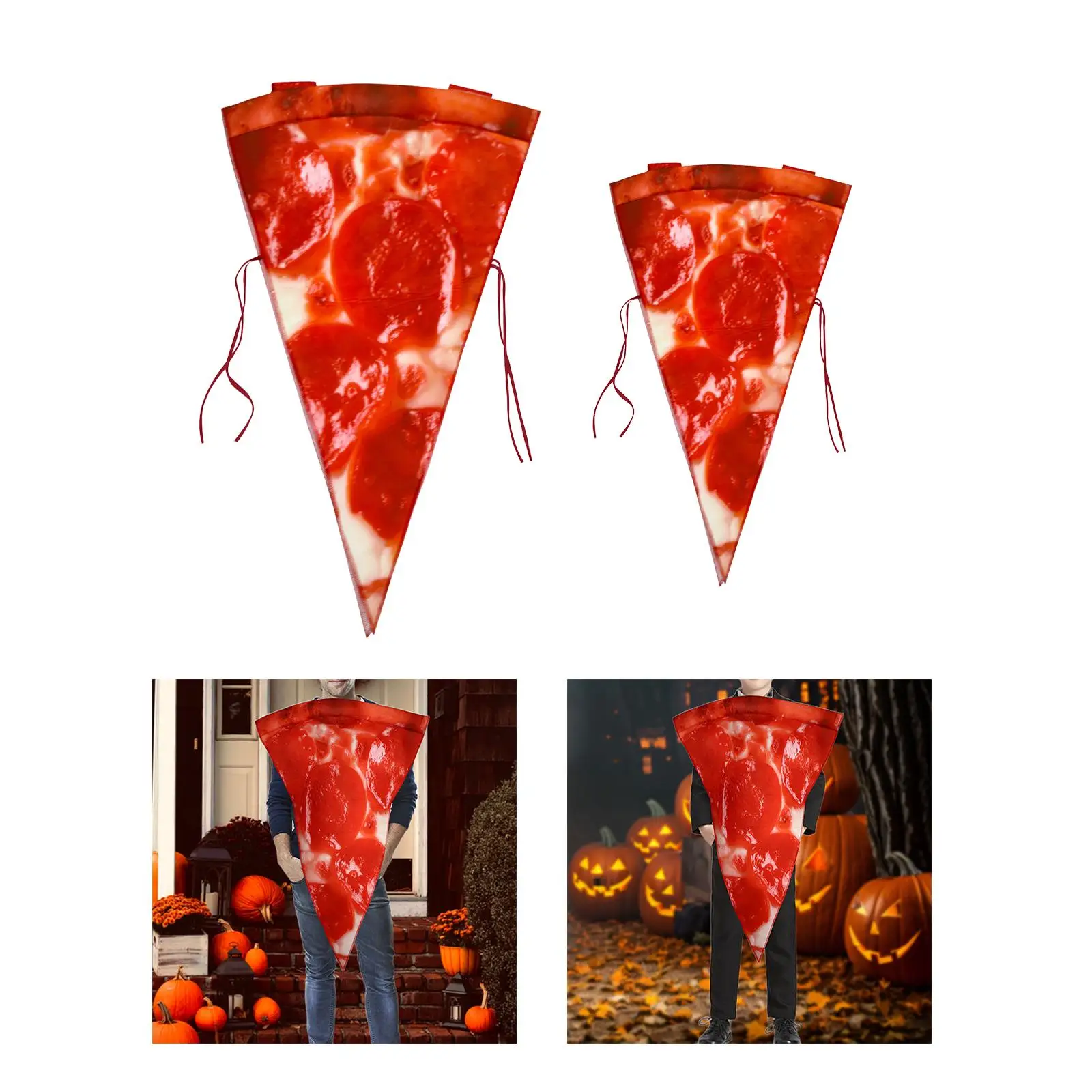

Pizza Costume Novelty Cosplay Dress up for Food Theme Parties Stage Performances