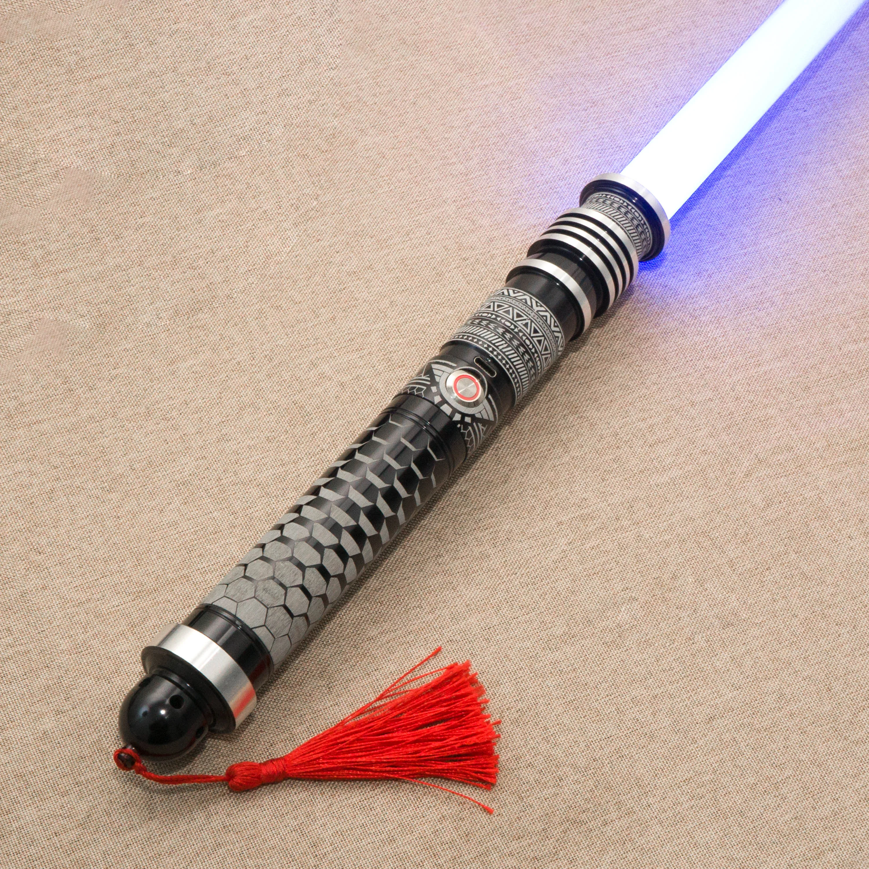 RGB Pixel โลหะ Lightsabers Duel Smooth แกว่งเลเซอร์ Saber De Luz 28 แบบอักษร Type-C FOC Carnival อาวุธ Flicker ของเล่น