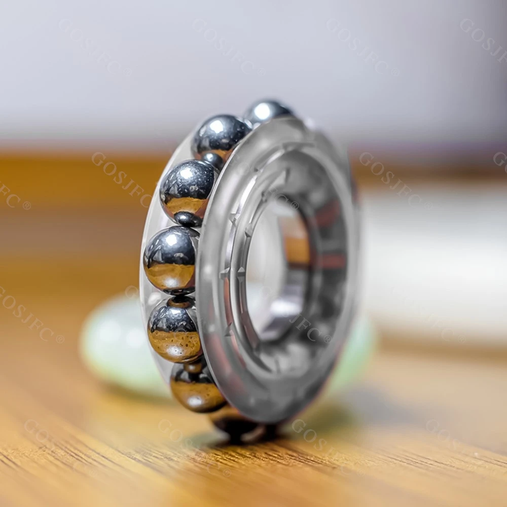 TOURISTLL – anneau Spinner lumineux en acier inoxydable, accessoires de bureau, jouets Fidget pour adultes