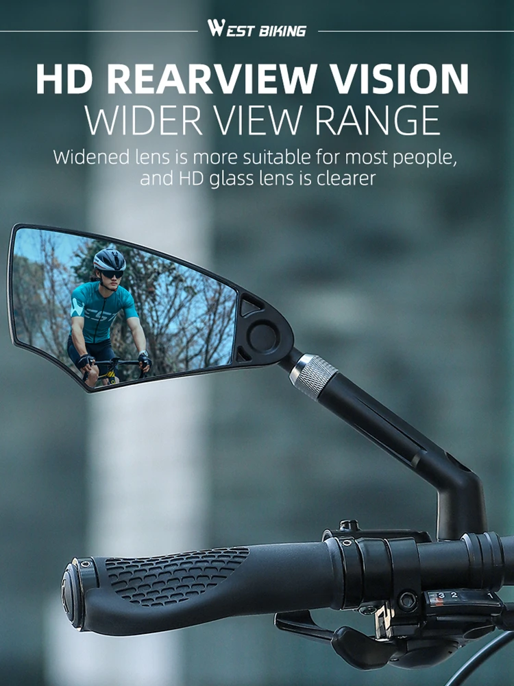 AliExpress NONE Bike Rearview Mirror Anti Glare 360° Rotation Handlebar Rear View Mirror Motorcycle Scooter Mirror Bike Accessories