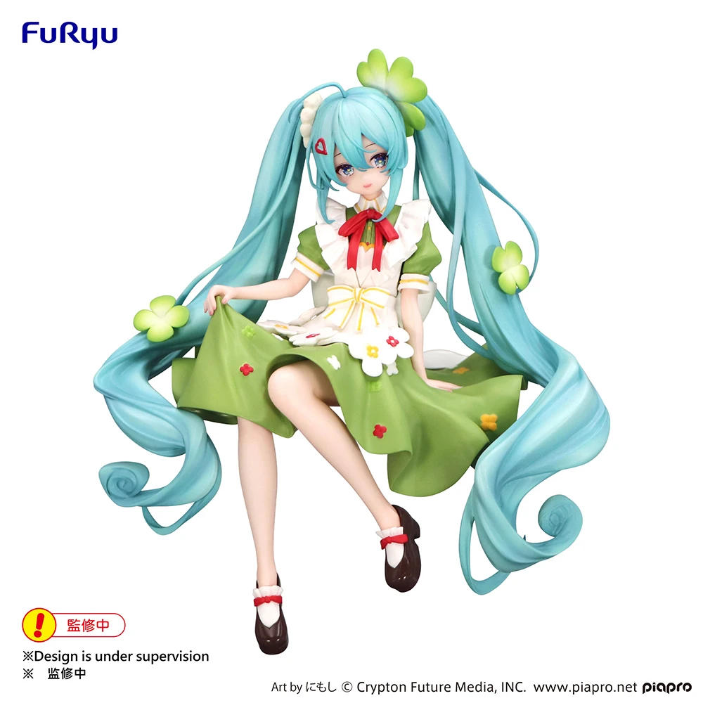 Pre Sale Original Furyu Noodle Stopper Figure Vocaloid Hatsune Miku Clover Ver. Virtual Idol Anime Waifu Girls Figures Gifts