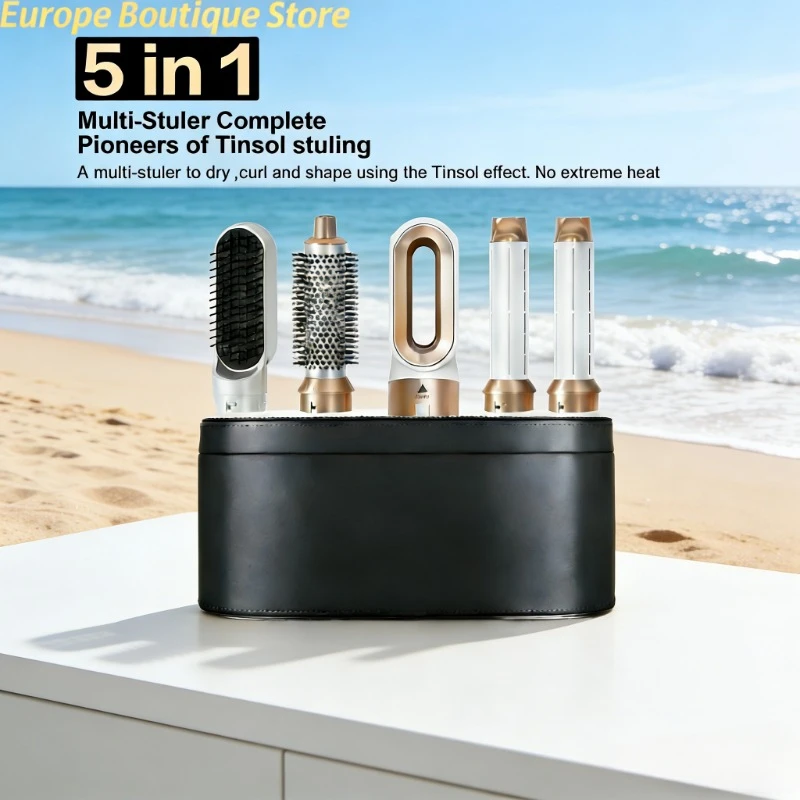 5 In 1 Hair Styler Hot Air Comb Hair Dryer Straightener Curling Iron Styling Tool For Salon And Home Use