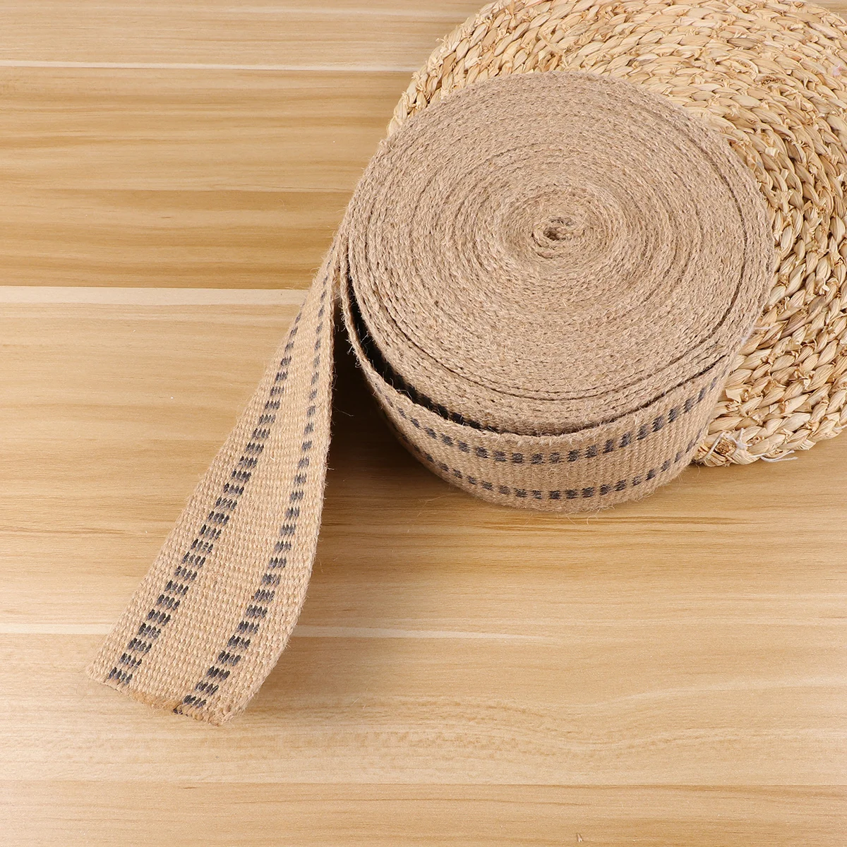 

Jute Braided Rope 10M Long Burlap Fabric Ribbon For Diy Crafts Wedding Decoration Gift Packing Moisture Absorption