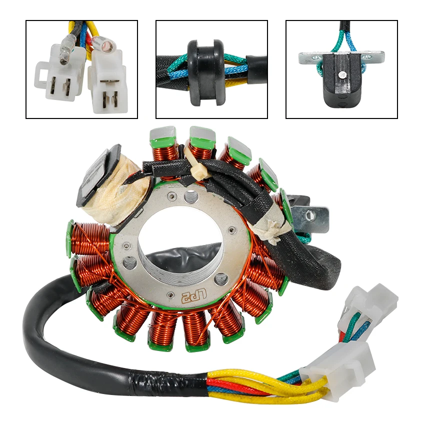 

Motorcycle Stator Generator Ignition Coil Fits for Suzuki LT-F160 LT160E QuadRunner 160 OEM:32101-02C00 Moto Parts