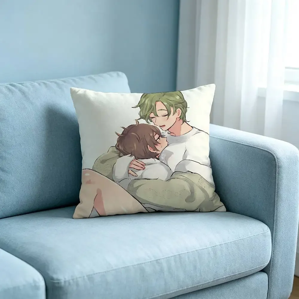 Kawai-R-rIkka-Takanashi-S Customizable Square Pillowcases, Stylish And Soft, Perfect For Beds, Cars, And Sofas.