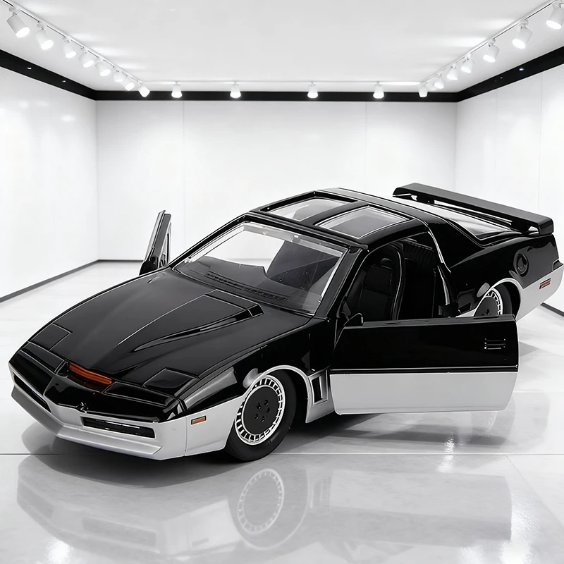 JADA 1:32 나이트 라이더 KARR 합금 자동차 다이캐스트 및 장난감 차량 자동차 모델 어린이를위한 미니어처 스케일 모델 자동차