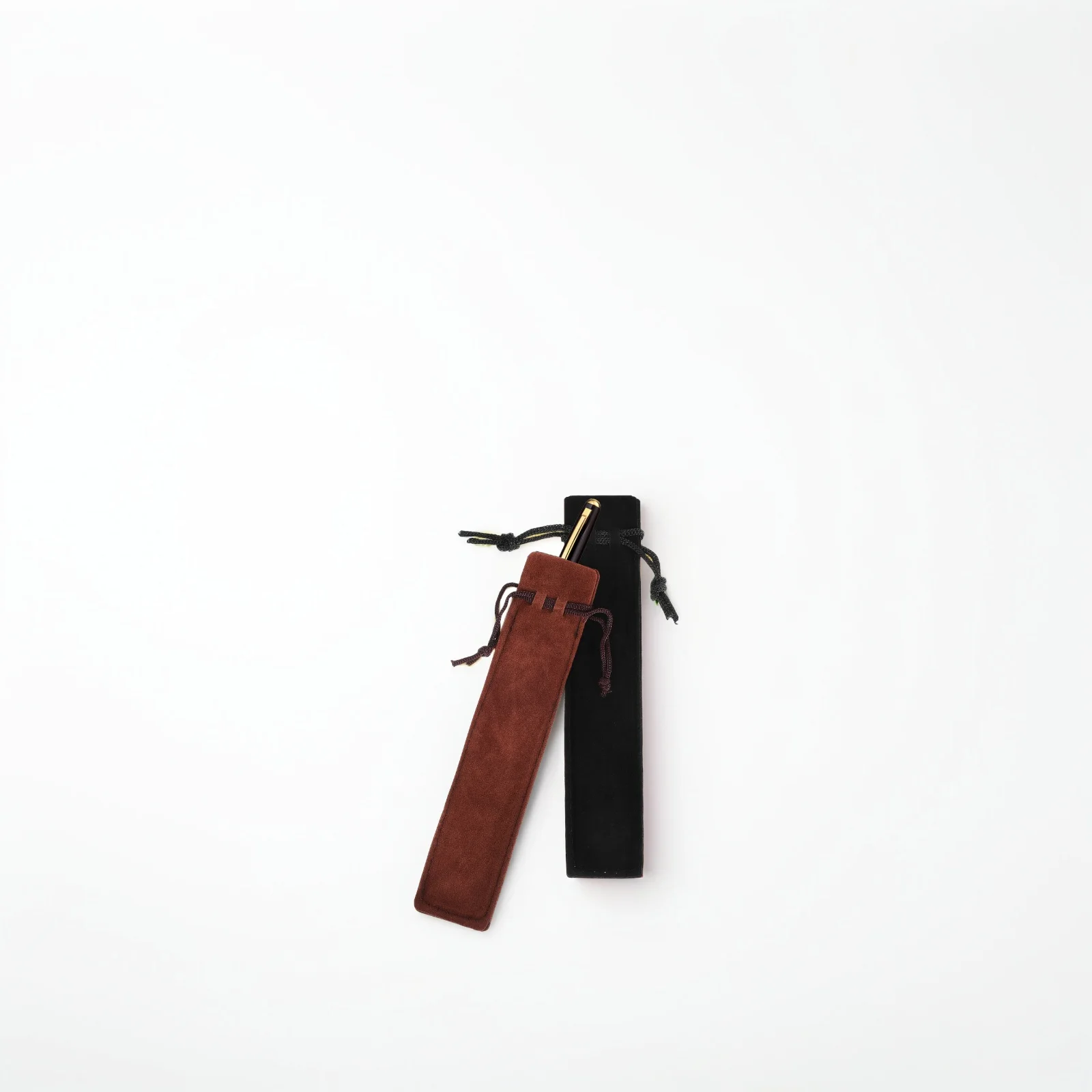 

50 Pcs Velvet Pen Sleeve Case Drawstring Pouches for Pens Pencils Gifts Students School Lightweight Pen Bag Holder