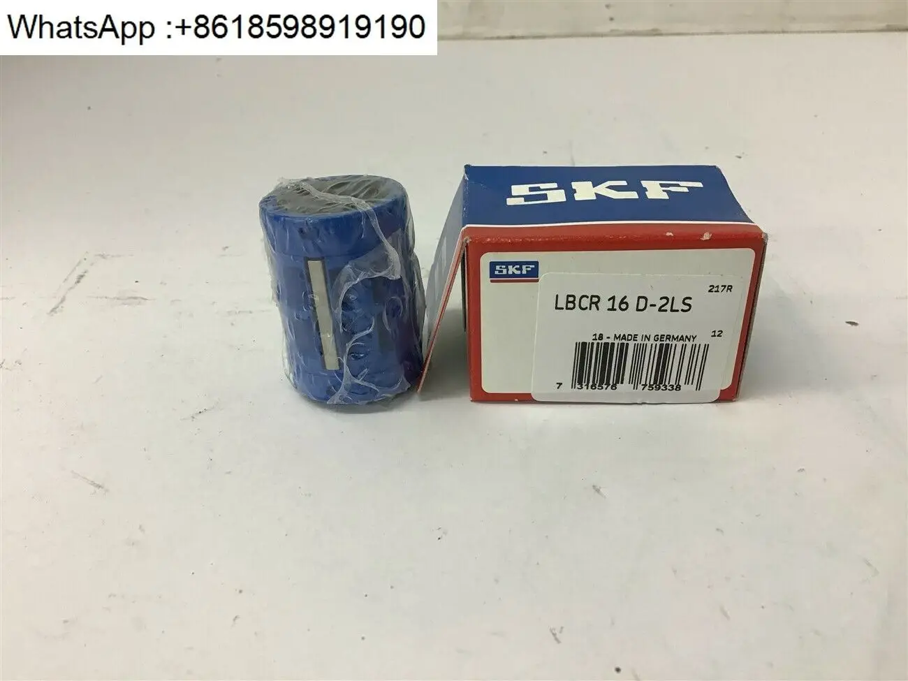 Rodamientos lineales SKF LB LBCR 12 16 20 25 30 40 50 60 80 A D -2LS