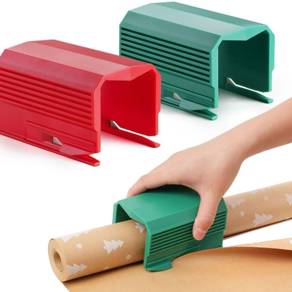 

Christmas Paper Roll Cutters Paper Roll Packaging Paper Cutter Creativity Holiday Gift Packaging Die Cut Machines Handicrafts