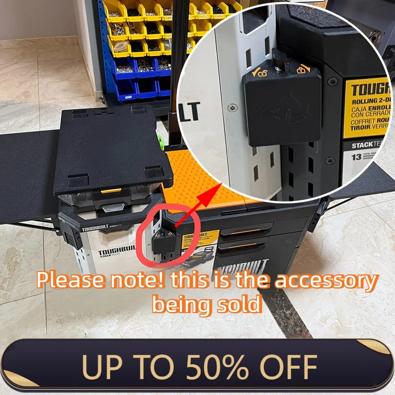 TOUGHBUILT Toolbox Lateral Link Module Quick Splicing Tool Free Disassembly Assembly Tool Box Parts