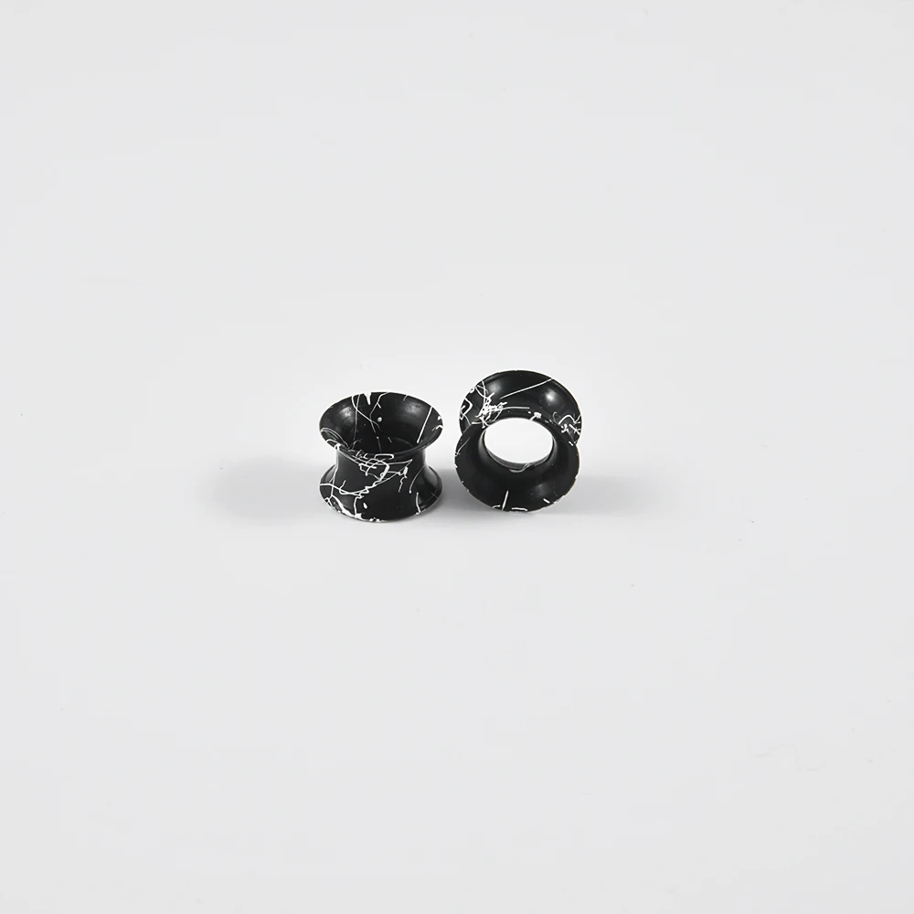 Silicone Flexible Double Flared Ear Tunnel Plugs