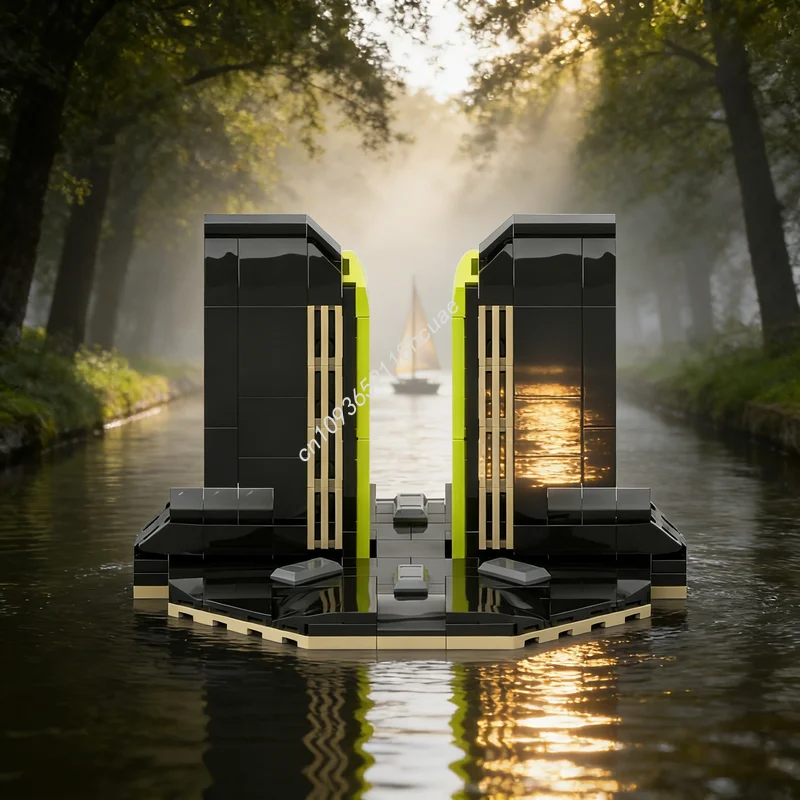 

238 деталей MOC: Модель турели «Некоторготная» (Space Necrotic Gaus) — конструктор, игрушка для сборки, DIY, рождественский подарок, креативное развивающее решение