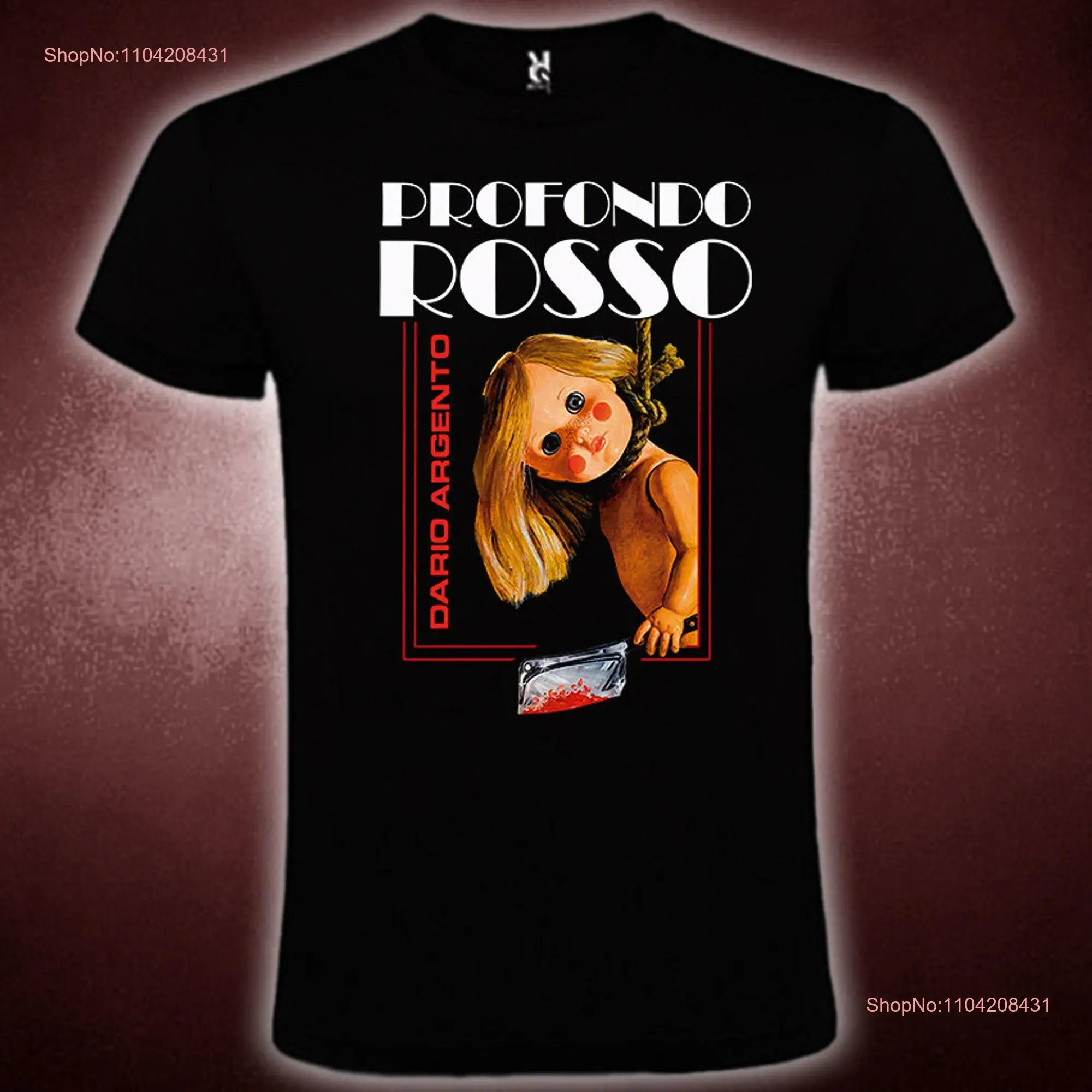 

Profondo Rosso t shirt Dario Argento long or short sleeves