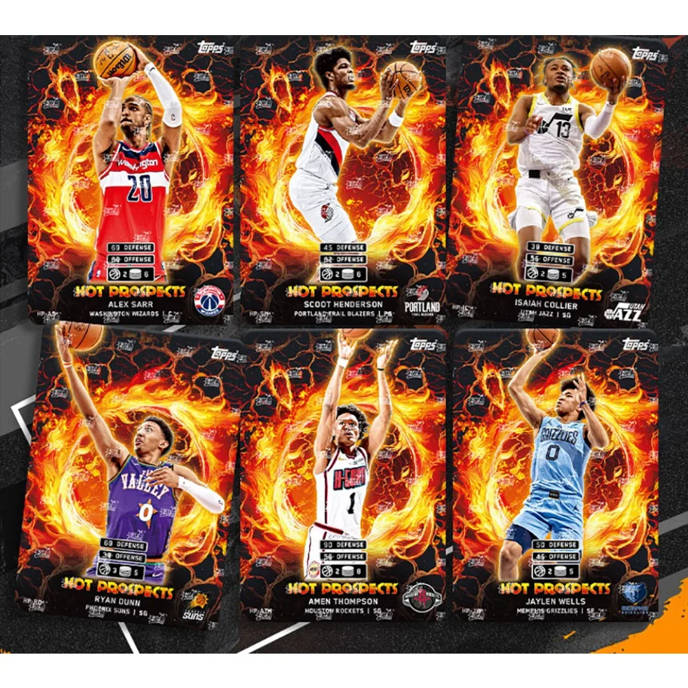 KAYOU Echte NBA-collectiekaarten Klassieke basketbalspeler Zeldzame MATCH ATTAX Power Pack Battle Cards Vriendje Favoriete geschenken