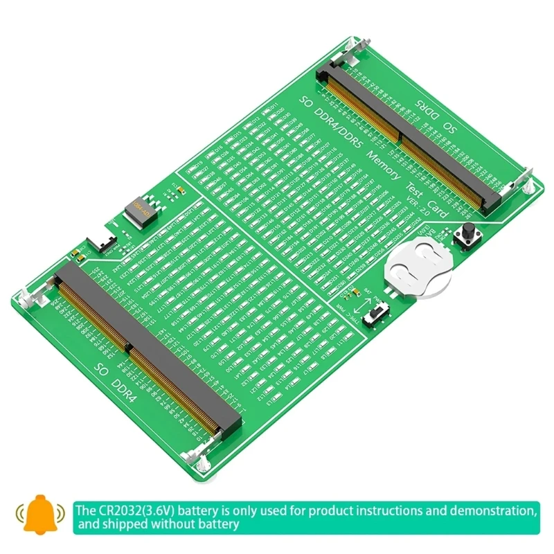 DDR4/5 메모리 테스트 카드 노트북 DDR4/DDR5 라이트 테스터 진단 카드 메모리 스틱이 있는 2-In-One 메모리 테스터 도구