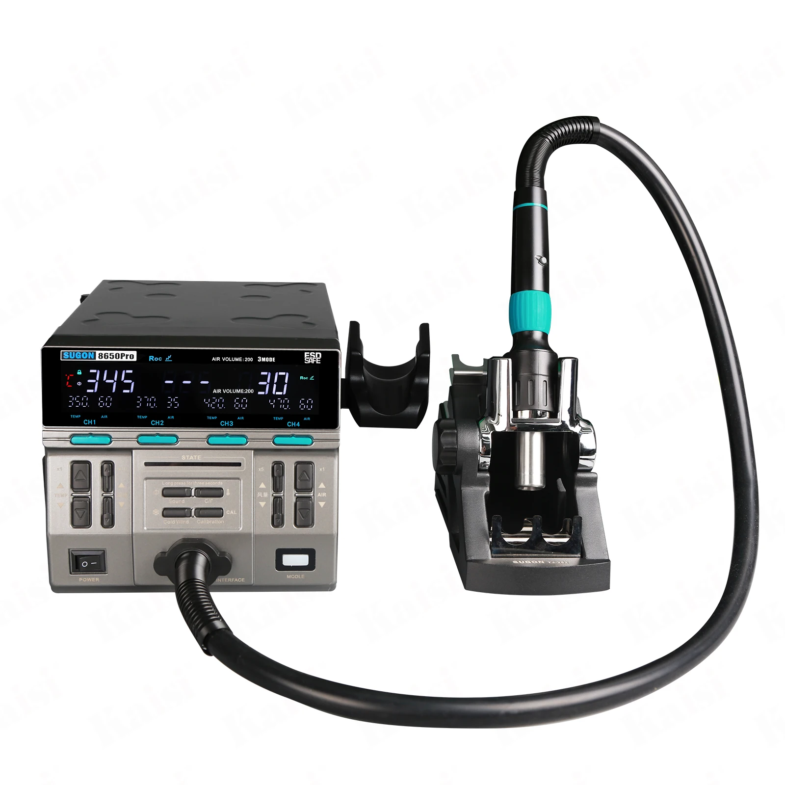 Factory Price! Sugon 8650 Pro Curved Ver. 1300W Digital Rework Station Hot Air Gun 110V 220V  for repair work 100℃-550℃