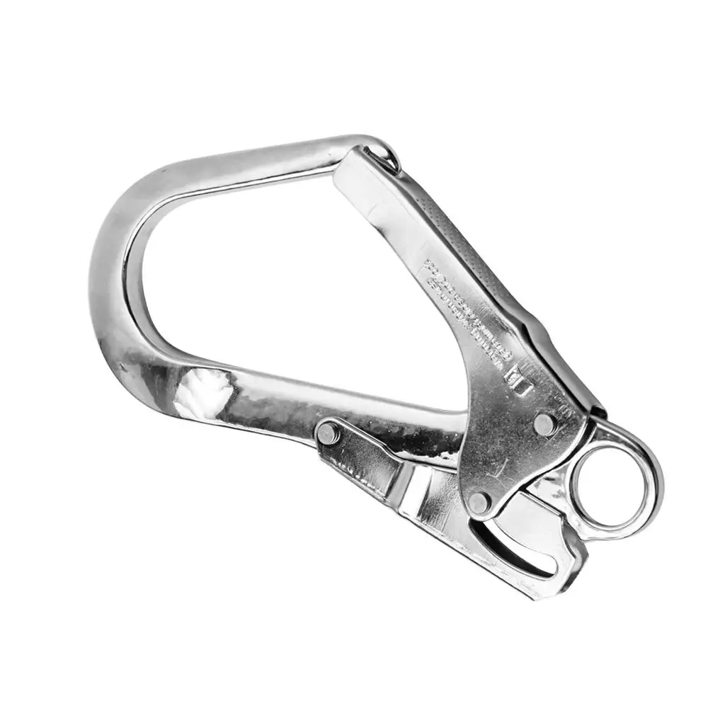 25KN Alloy Snap Hook for Rock Climbing Industrial Construction Fall Arrest