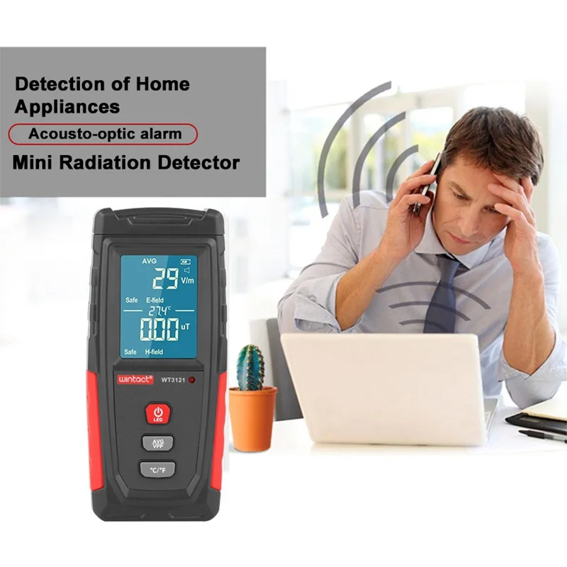 New Geiger counter WT3121 electromagnetic radiation tester radiation protection detector for household appliances  paranormal