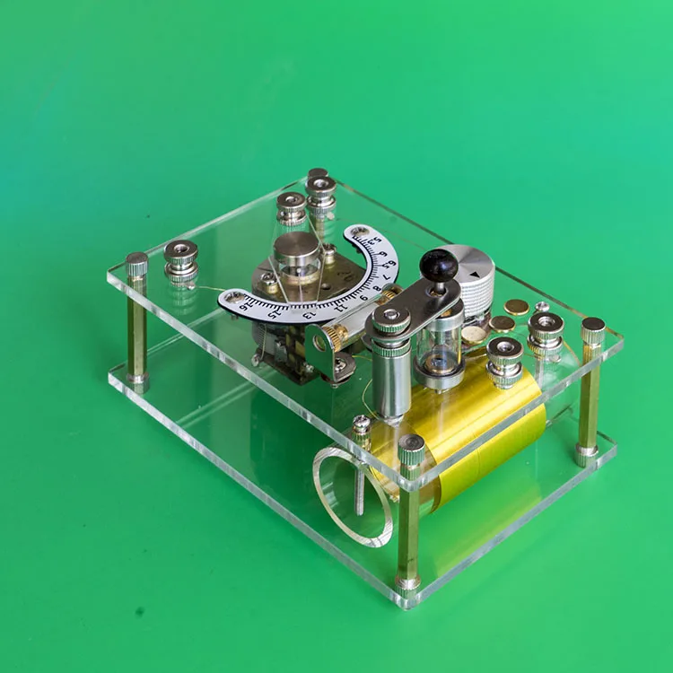 Crystal Radio Ore Detector with Diode, 3DQ & Interchangeable Crystal Detection Function