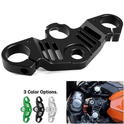 Upper Triple Tree Top Clamp Motorcycle Accessories Front Fork Triple Clamp Top Plate for Kawasaki Ninja 400 Z400 Z 400 2018-2022