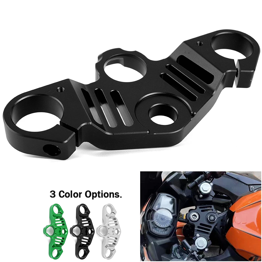 Upper Triple Tree Top Clamp Motorcycle Accessories Front Fork Triple Clamp Top Plate for Kawasaki Ninja 400 Z400 Z 400 2018-2022