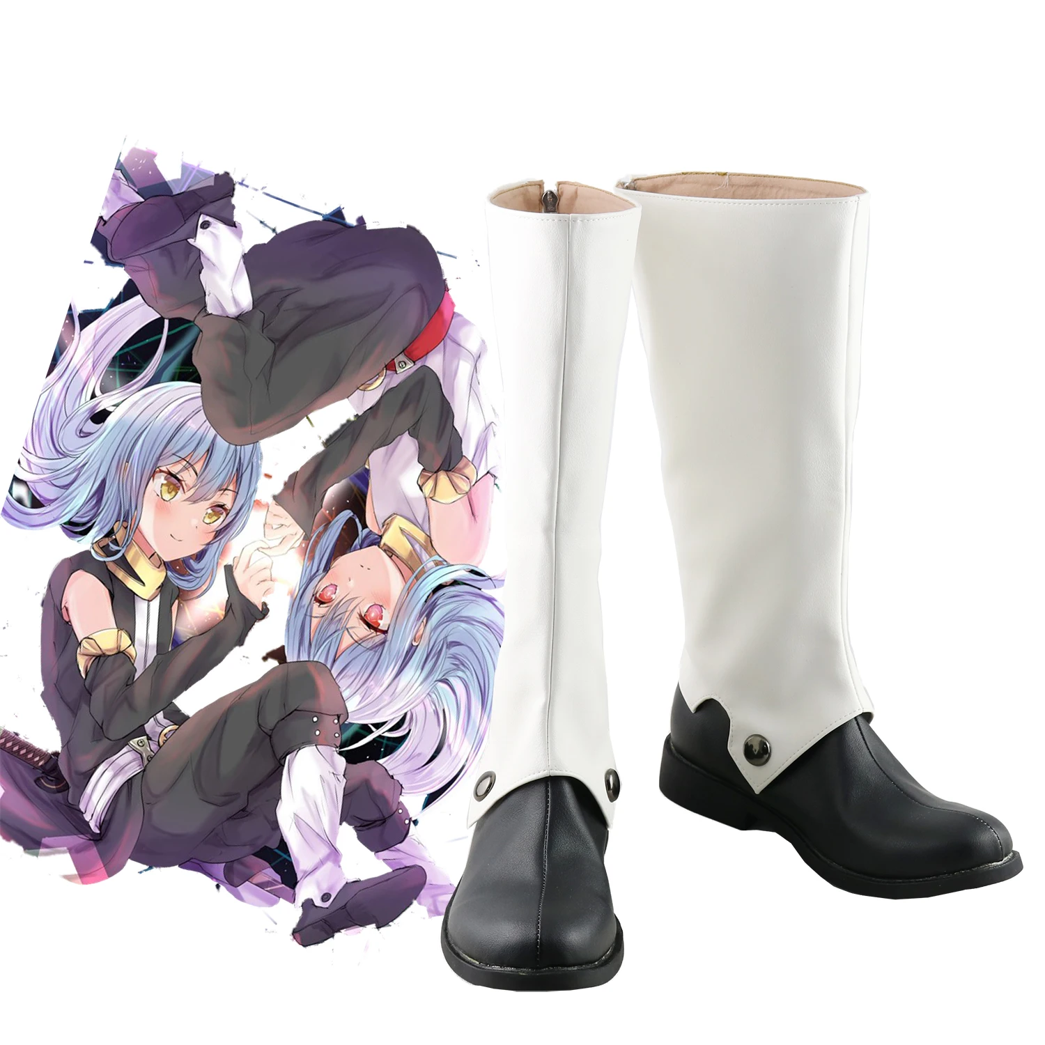 

Than Time I Got Reincarnated As a Slime Rimuru Tempest Обувь для косплея Сапоги Хэллоуин Аниме Обувь для косплея