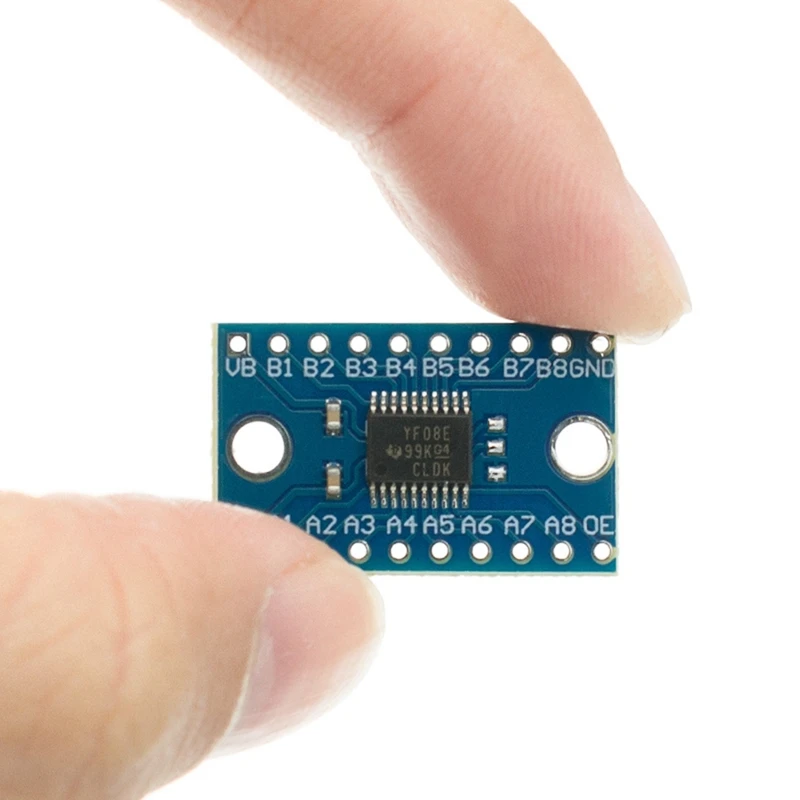 Módulo convertidor bidireccional de nivel lógico de 8 canales, 3,3 V, 5V, TXS0108E, TXB0108, módulo de conversión recíproca