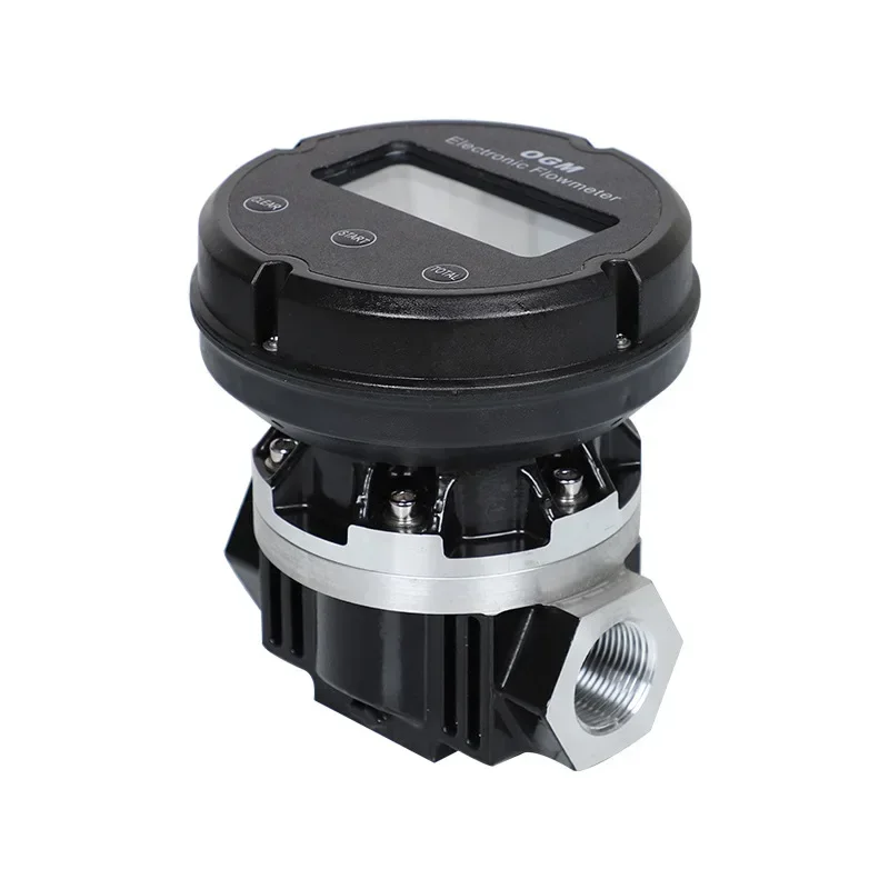 Elliptical gear flowmeter meter, diesel  electronic digital display meter, aluminum alloy 1 inch 1.5 inch 2 inch old