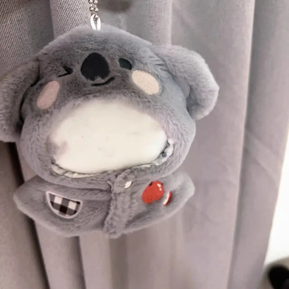 Plush Doll Cartoon Dog Koala Animal Cloak 10cm Doll Plush Hooded Shawl Doll Clothes Dolls Accessories Changing Dressing Game Toy