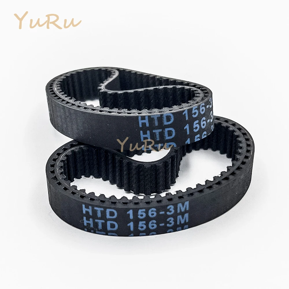 HTD-3M Timing Belt Width 10mm Rubber Closed Loop Length 288 291 294 297 300 303 306 309 312 315 318mm HTD3M Synchronous Belt 3M