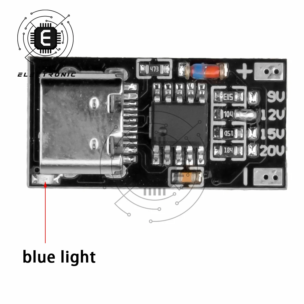 1Pc PD/QC 디코이 보드 고속 충전 USB 부스트 모듈 Type-c