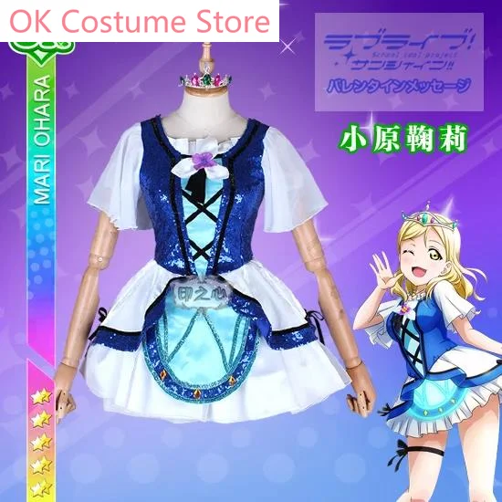 Anime Lovelive Aqours 2nd Season 12th ED Water Blue New World Dia Ruby Chika Kanan Dress SJ Uniform Cosplay Costume