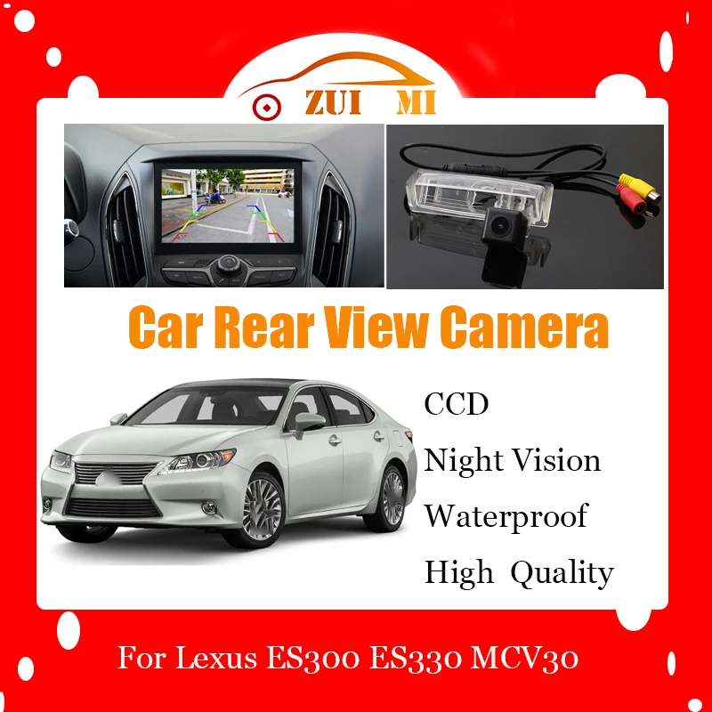 

Car Reverse Rear View Camera For Lexus ES300 ES330 MCV30 2002~2006 CCD Full HD Night Vision Backup Parking Camera Waterproof