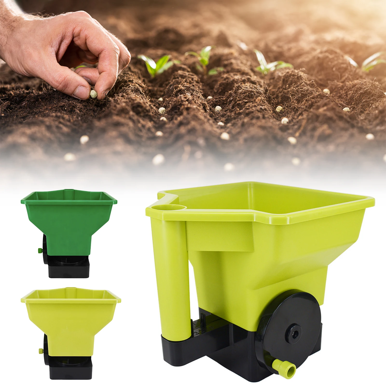 موزع يدوي سعة 3 لتر، أداة صغير - مراجعة Grass Seed Spreader وسعره