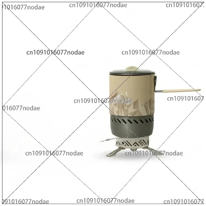 System Compact Windproof Heat Exchanger with Pressure-regulator Valve Camping Backpacking