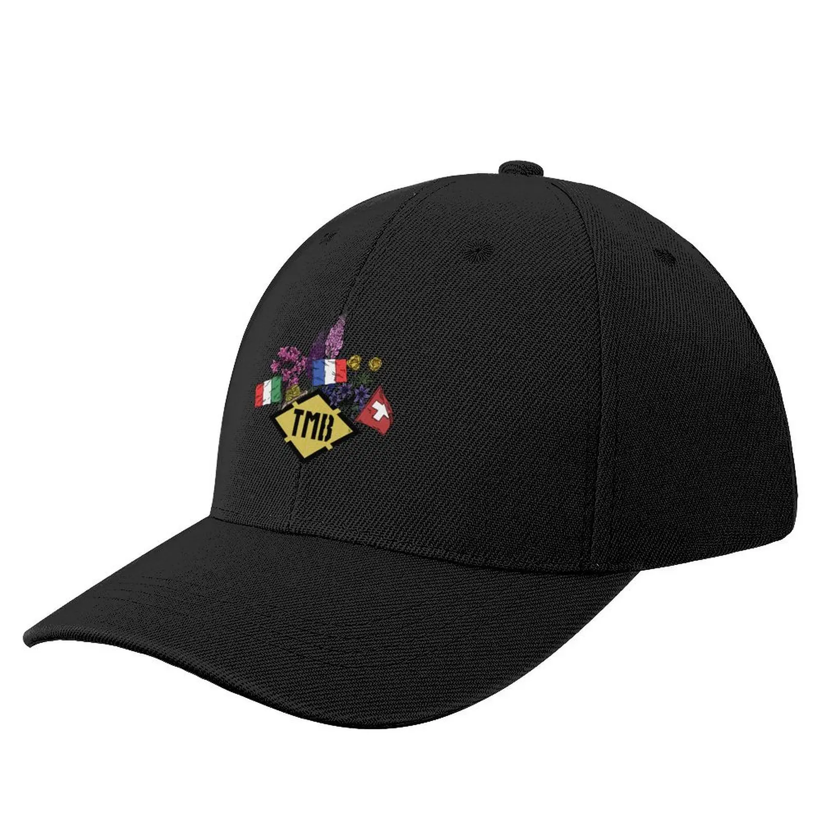 Tour Du Mont Blanc Flags & Flowers Baseball Cap party Hat Horse Hat Cosplay Mens Caps Women's