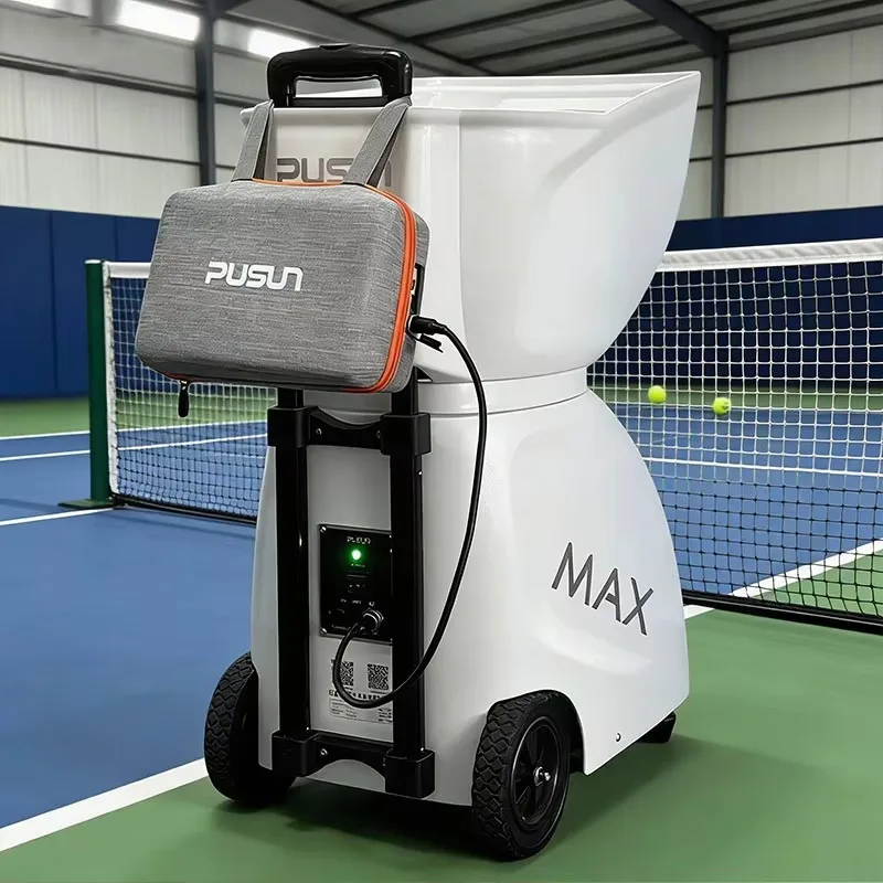 PUSUN PT MAXC Professional Smart Portable Lightweight Tennis Ball Machine Automatic Rechargeable Launcher for Clubs