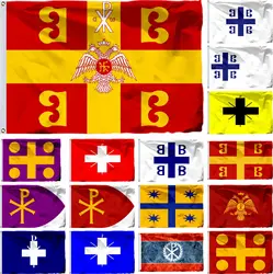 Byzantine Empire Konstantinos XI Palaiologos Flag Choice of Sizes:21X14CM/2X3ft/3X5ft/45X30CM/30X20CM Fictional or Conjectural