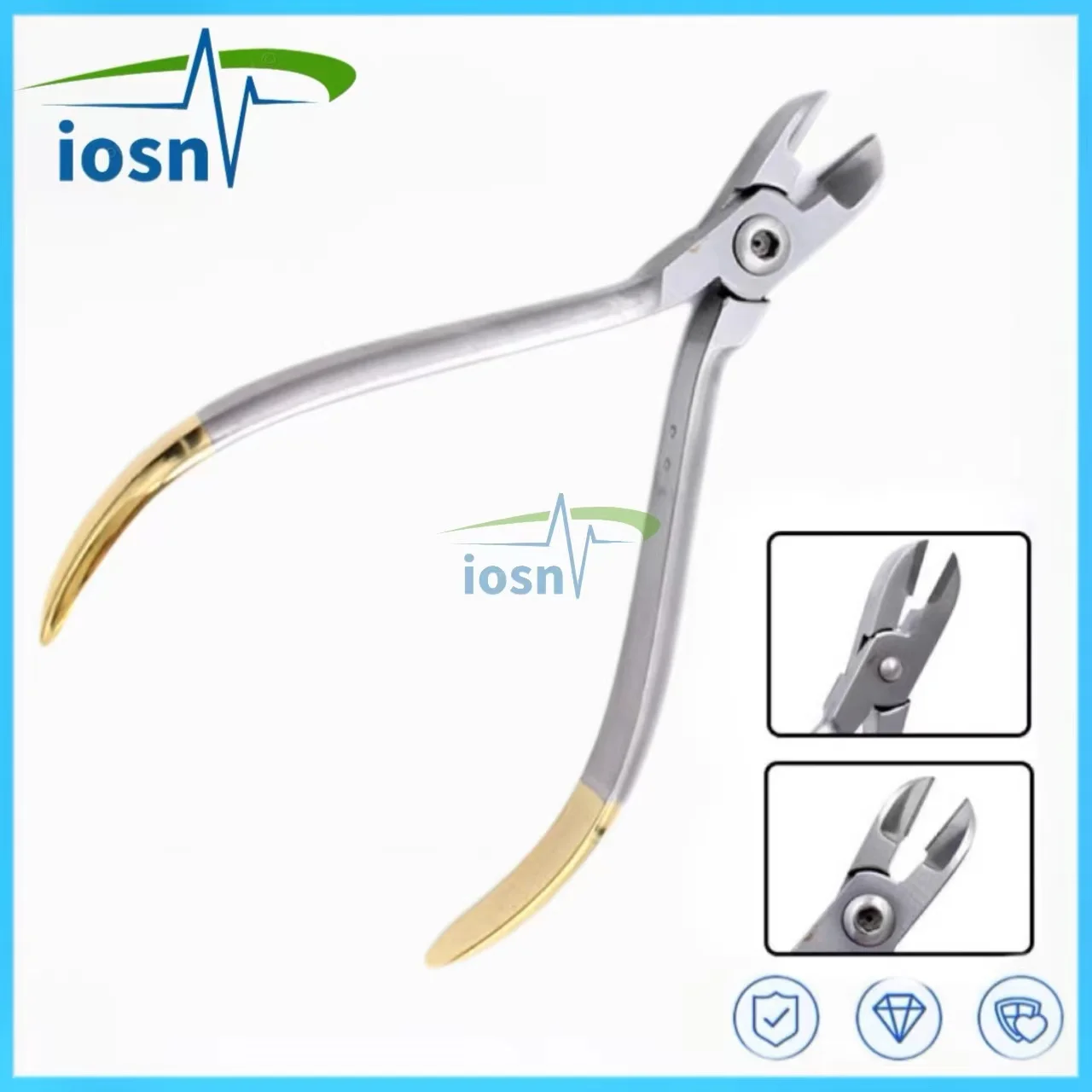 Dental Ligature Cutter Pliers for Orthodontic Wires and Rubber Bands Stainless Steel Dentist Thin Wire Cutter Pliers Instrument