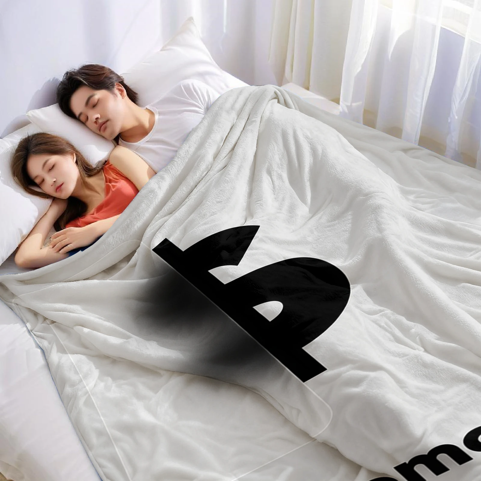 Make Money Halloween Flannel Fleece Blanket Fluffy Warm Cozy Throw for Sofa Bedroom Home Holiday Decoration Gift