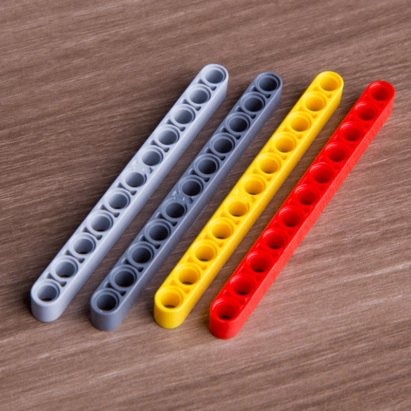 10Pcs/lot Technical Beam 1x11 Thick Liftarm MOC 32525 Building Blocks DIY Assemble Bricks Parts Toys Compatible with 6029578