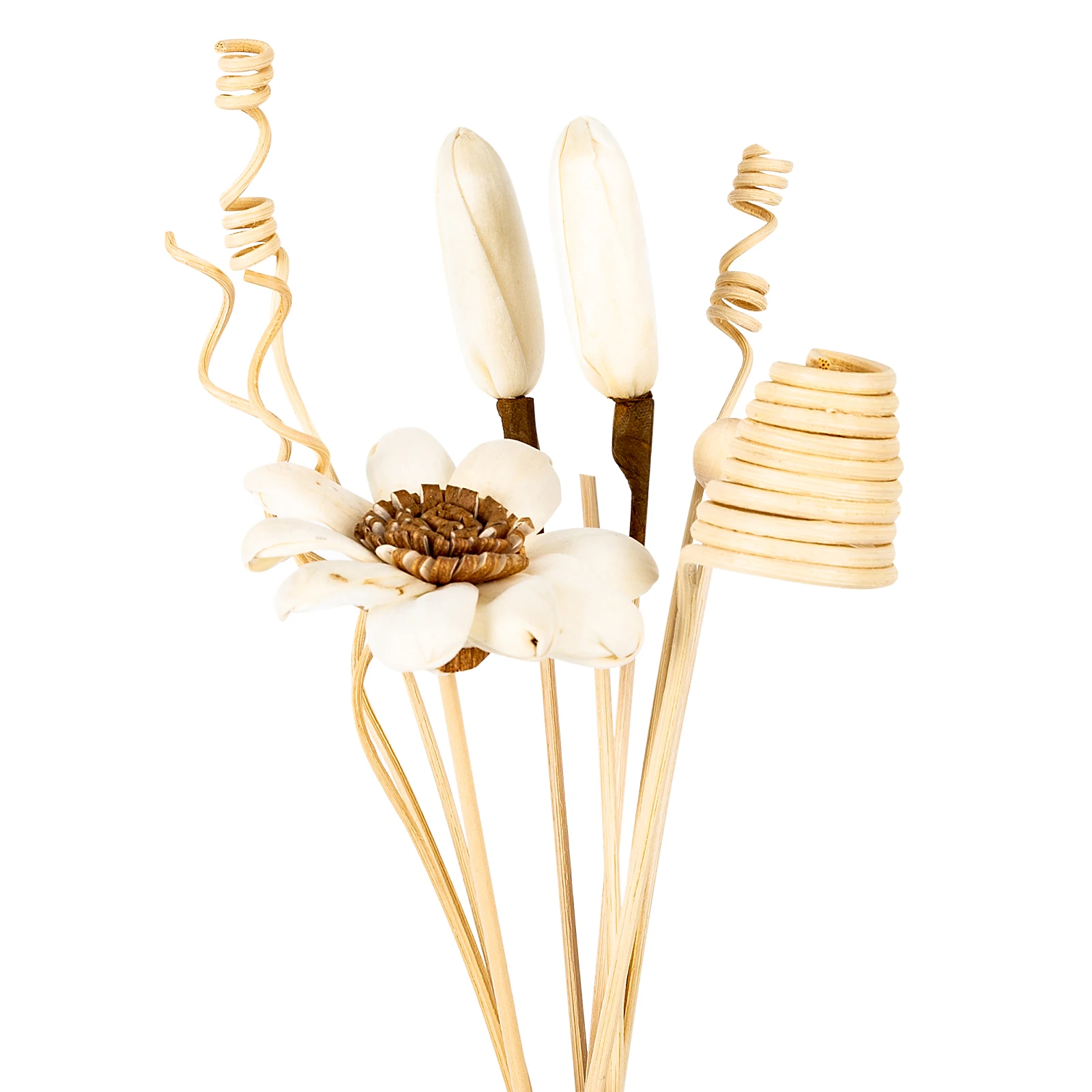 7PCS Artificial Sunflower Rattan Sticks Fireless Fragrances Reed Diffuser Stick DIY Home Decor