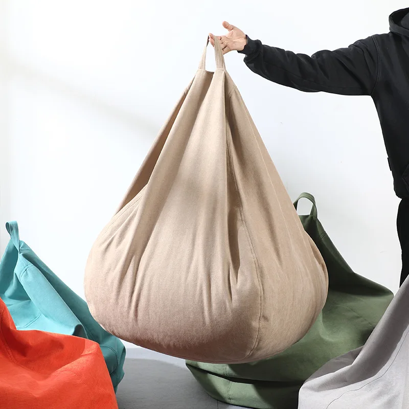 Lazy Bean Bag Sofa Tatami Lounge Chair Small Space Removable Washable Cover Balcony Single Seat Bean Bags Bean Bag Sofas