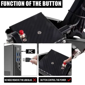 PS USB Handbrake يدعم فقط Logitech G29 T300 ، XBOX دعم G920 ، PC جميع عجلة القيادة SIM Dirt Rally Racing Games Equipment أفضل 12 مبيعات G27 Drift Simulator - رقم 11