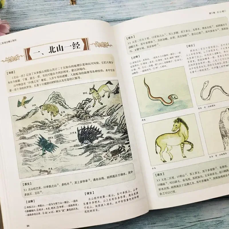 "Shanhaijing" Extracurricular Books  Chinese Books Fairy Tales Classic Books Picture Book StoryBook