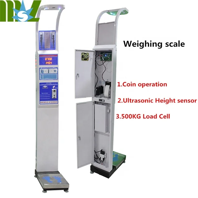 body fat scale composition Ultrasonic Height and weight BMI measurement